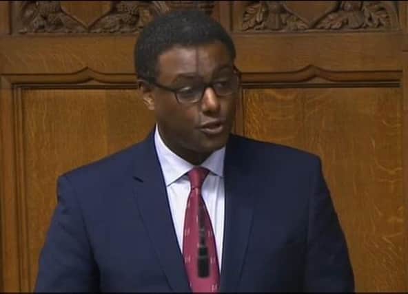 MP Darren Henry speaking in the House of Commons.