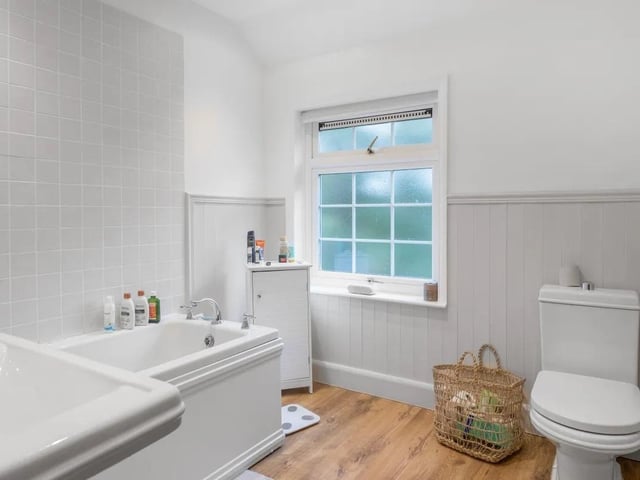 The property boasts a modern bathroom that offer both convenience and elegance. The well-designed fixtures and finishes create a spa-like ambiance.