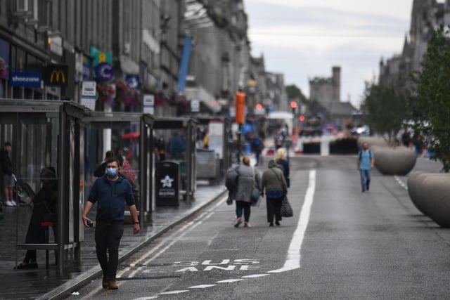 First Minister Nicola Sturgeon put Aberdeen back under new lockdown restrictions after cases of Coronavirus in the city doubled in a day to 54.  (Photo by Jeff J Mitchell/Getty Images)