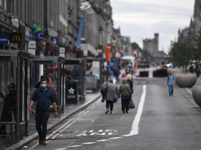 First Minister Nicola Sturgeon put Aberdeen back under new lockdown restrictions after cases of Coronavirus in the city doubled in a day to 54. (Photo by Jeff J Mitchell/Getty Images)