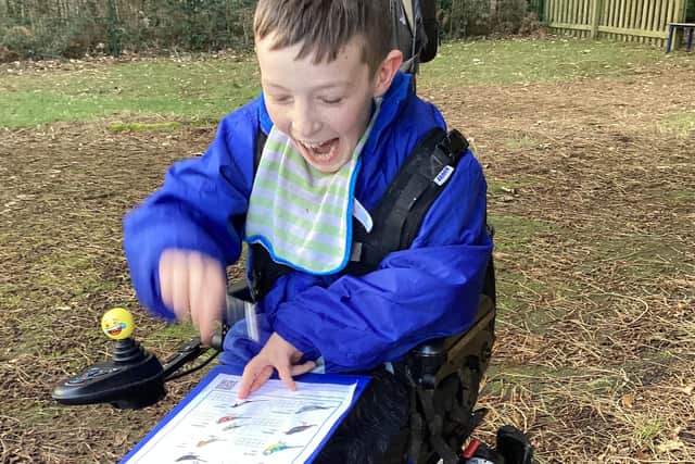 Pupils used their charts to identify what birds they had seen or heard. Photo: Submitted