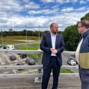 On Sunday, July 30, Bolsover MP Mark Fletcher, welcomed MP Richard Holden, Minister for Roads and Local Transport, to Junction 28 of the M1 to discuss plans to improve the junction.