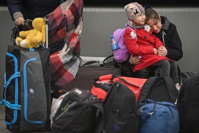 Ukrainian refugees fleeing the conflict have found safe haven in Nottinghamshire.