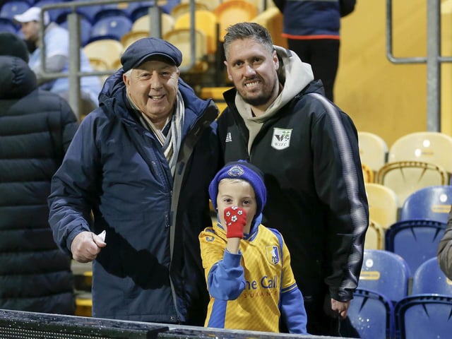 Stags fans prior to the Bristol Street Motors Trophy match against Everton FC (U21) at the One Call Stadium
Photo Credit Chris & Jeanette Holloway / The Bigger Picture.media:Mansfield Town fans at last night's defeat to Everton U21.