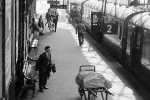 Mansfield train station in 1964.
