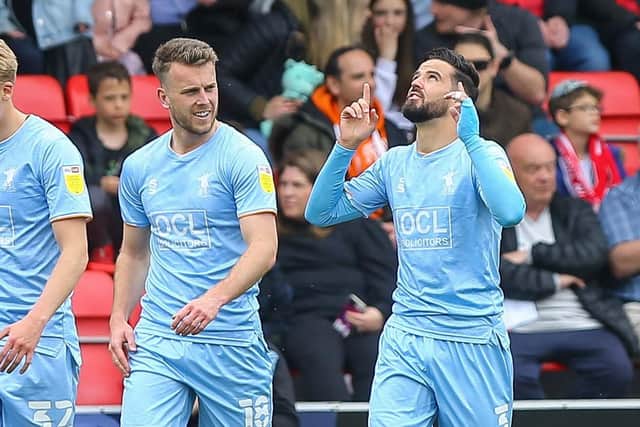 Mansfield Town defender Stephen McLaughlin - two goals at Salford. Photo by Chris Holloway / The Bigger Picture.media
