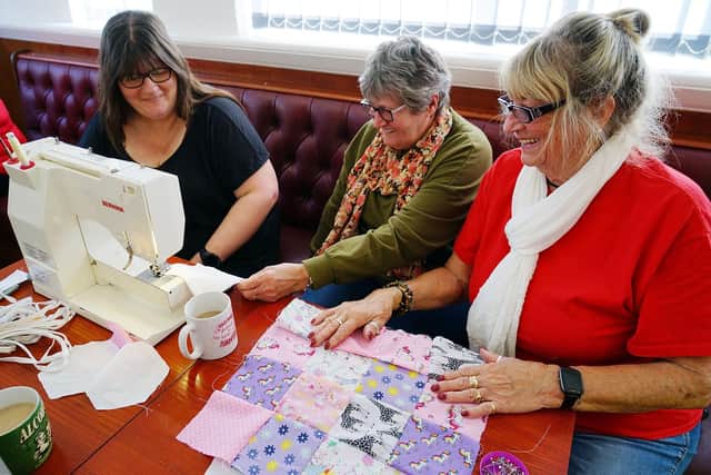 Pictured - Mel McKitton, Julie Tait and Barbara Brownley.