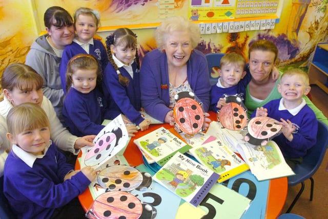 Denise Robertson and a selection of parents helped pupils with a numeracy lesson in 2008. Were you in the picture?