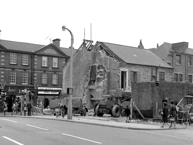 This building, between Leeming Street and Clerkson's Alley, was eventually demolished to make way for the building which stands there today.