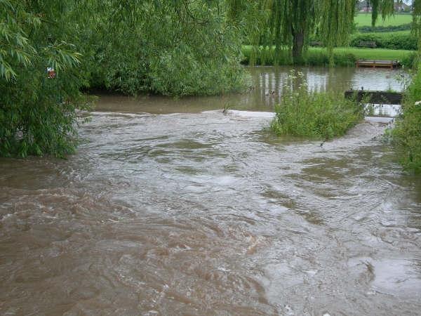 The aftermath of flash flooding.