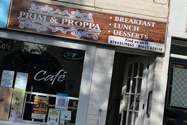 Prim and Proppa Cafe, Forest Town - Picture: Leanne Hammond/Facebook