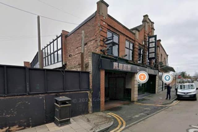Rush Late Bar on Clumber Street, Mansfield. (Picture: Google Earth.)