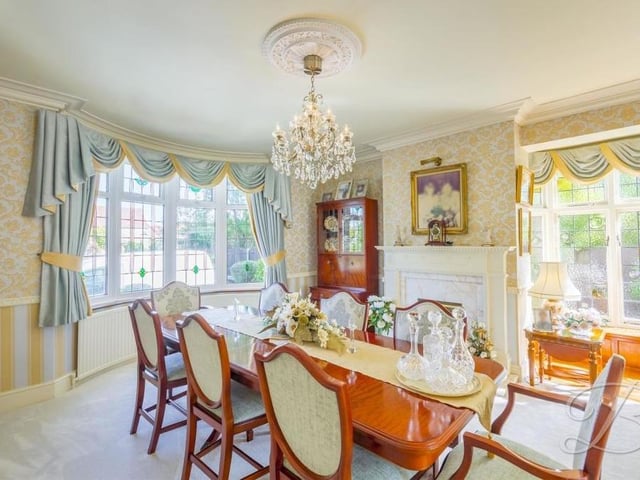 Here is a close-up of the bright and elegant dining area. Ideal for family meals or dinner with friends.