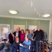 Ashfield MP Lee Anderson with cafe volunteers and users at a public meeting earlier this year