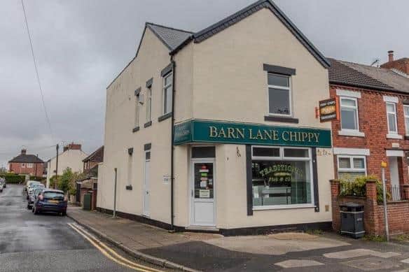 The Barn Lane Chippy fish and chip shop, on the corner of Crown Street and Big Barn Lane in Mansfield, was bought by new owners last September. (PHOTO BY: Barn Lane Chippy)
