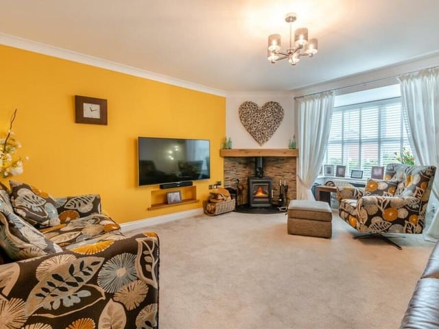 It's not hard to feel the love as soon as you step inside the lounge or living room, which is the main reception room at the £395,000 Clipstone property. A delightful space fronted by a big, double-glazed bay window.