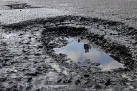Potholes have been causing problems for motorists.