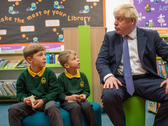 British Prime Minister Boris Johnson has made the decision to close schools in England. (Photo by Paul Grover - WPA Pool/Getty Images)