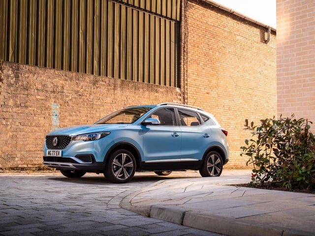 The ZS EV is the first all-electric car from budget brand MG, launched at the start of 2020. It’s also one of the first all-electric models in the C-SUV segment. What it lacks in glamour, it makes up for with high equipment levels, a decently spacious interior and a 44.5kWh battery that’s good for 163 miles of zero-emissions motoring.