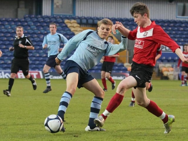 Teversal U15s v Newark in the Chad Youth League final 2015