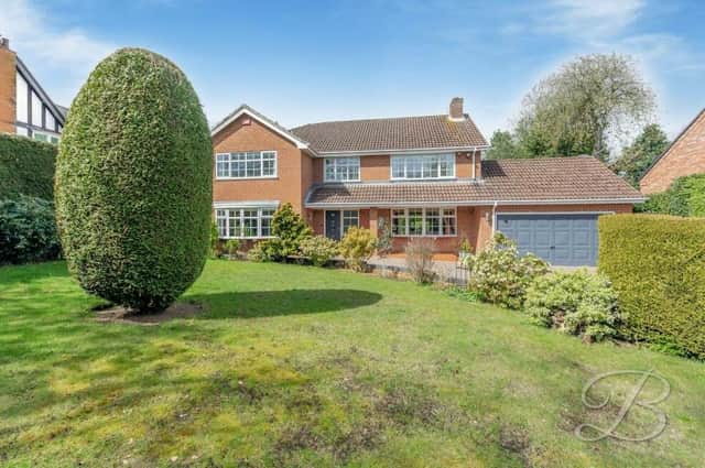 Offers of more than £775,000 are being invited by estate agents BuckleyBrown for this stunning, grand-looking, four-bedroom, detached property on High Oakham Road in Mansfield.