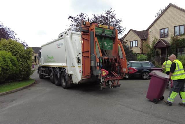 Existing refuse vehicle in operation