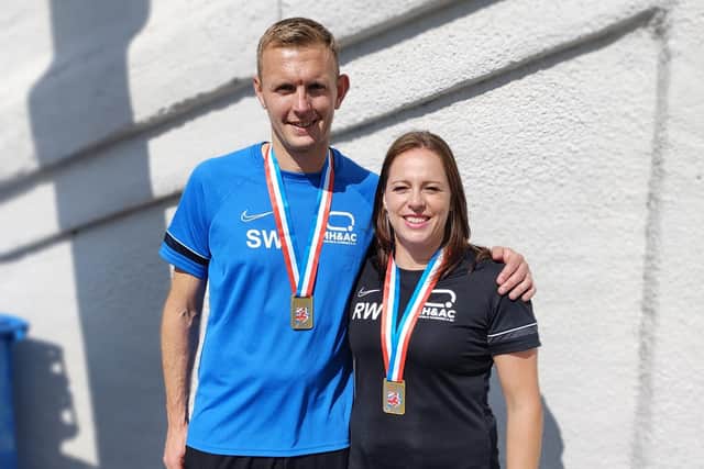 British title-winning couple Stef and Rachel Wilcockson.