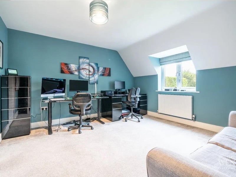The property boasts enough space for a home office