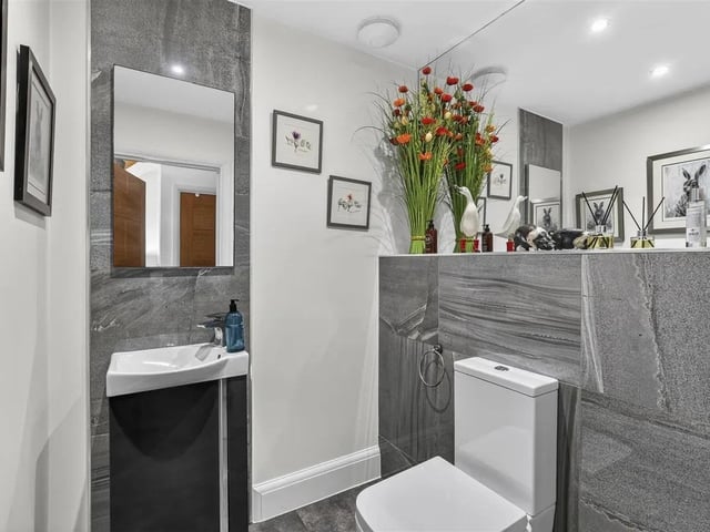 The master benefits from a luxury en suite bathroom
