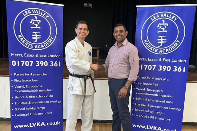 Prem visits Lea Valley Karate Academy