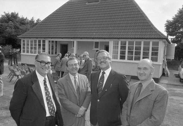 Opening of the new cricket pavilion.