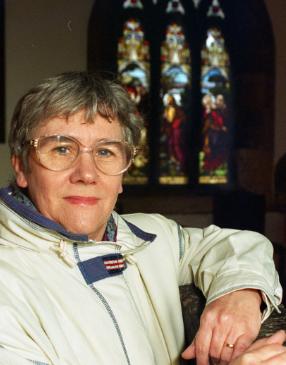 Secretary of the friends of St Katherine's Ann Woodall, 1997.