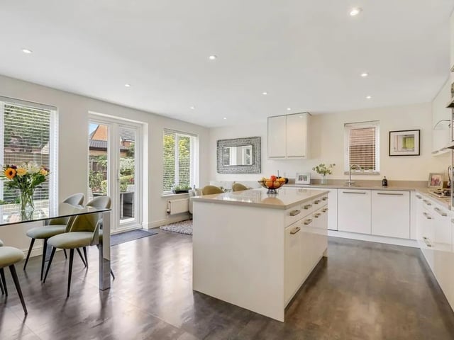 This impressive five-bedroom detached family home occupies a peaceful cul-de-sac position, perfectly suited for those seeking both privacy and convenience. The property is thoughtfully arranged across two floors, offering an abundance of living space that includes three generous reception rooms, ideal for formal entertaining or relaxed family gatherings.