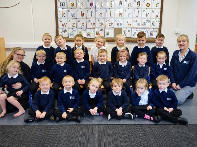 New starters at Samuel Barlow School in Clipstone.