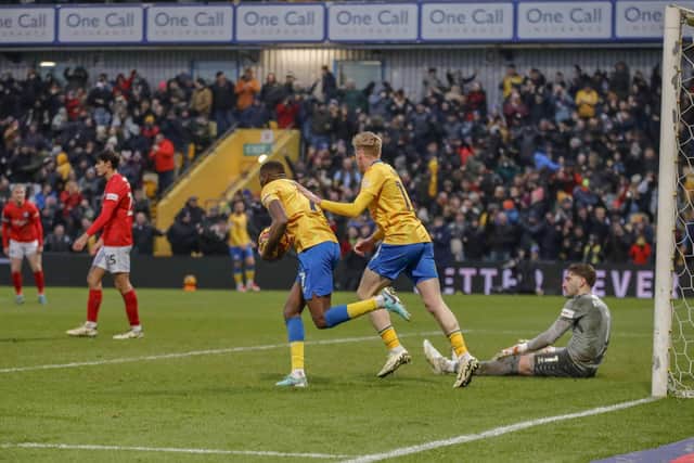 Action during the Sky Bet League One match against Wycombe Wanderers FC at the One Call Stadium, 18 Jan 2025, Photo credit Chris & Jeanette Holloway / The Bigger Picture.media