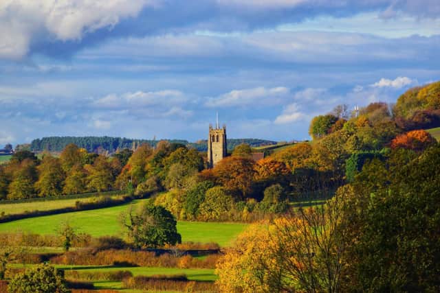 Greasley surrounded by Autumn.