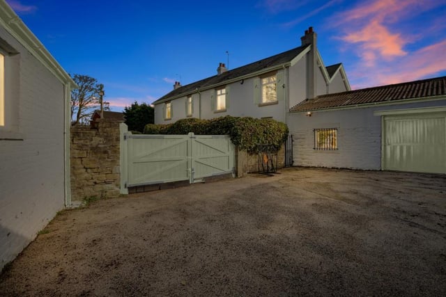 The five bed converted farmhouse is located on The Green in Washington and is on the market for £899,950 with Elvet Estates.