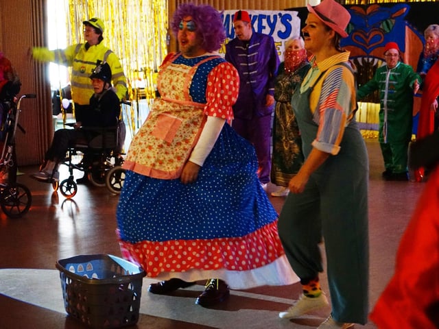 The musical number went down a treat.