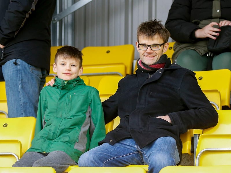 Mansfield Town fans who made the trek to London.
