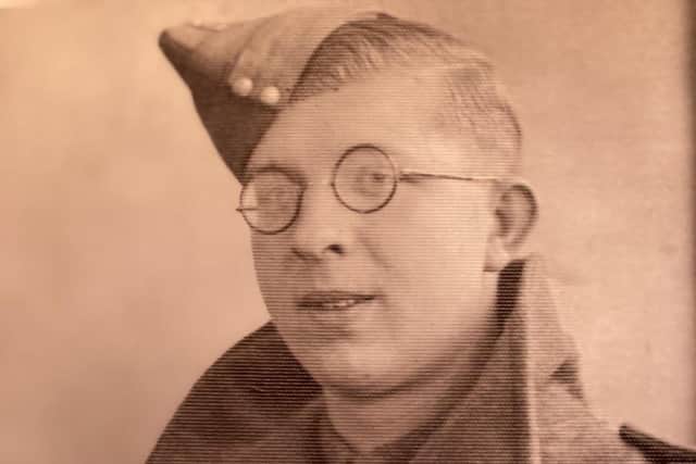 A photo of James in his youth, shared by his family.