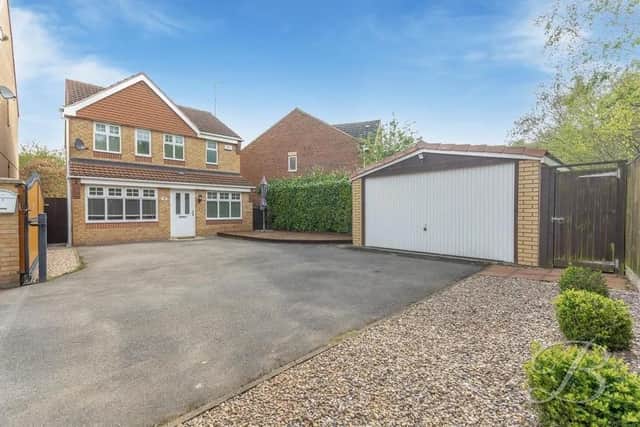 The four-bedroom, detached property on Opal Close, Mansfield, which is set to be converted into a home for two vulnerable children. (PHOTO BY: Google Maps)
