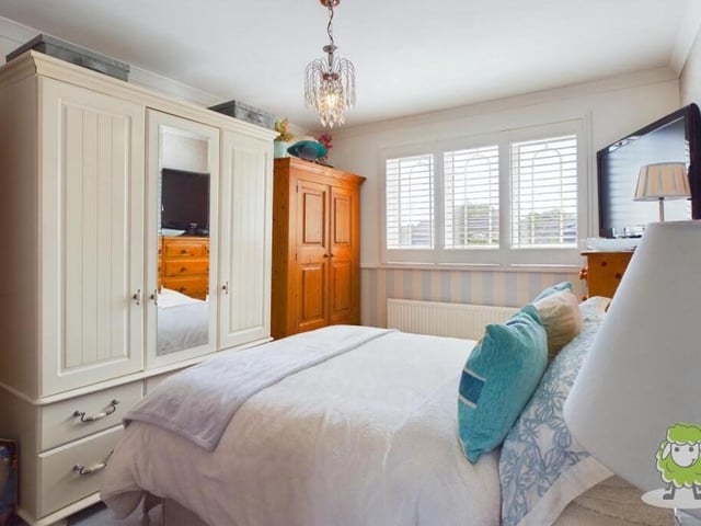 Here is the first of two double bedrooms on the first floor. As you can see, there is plenty of wardrobe space.