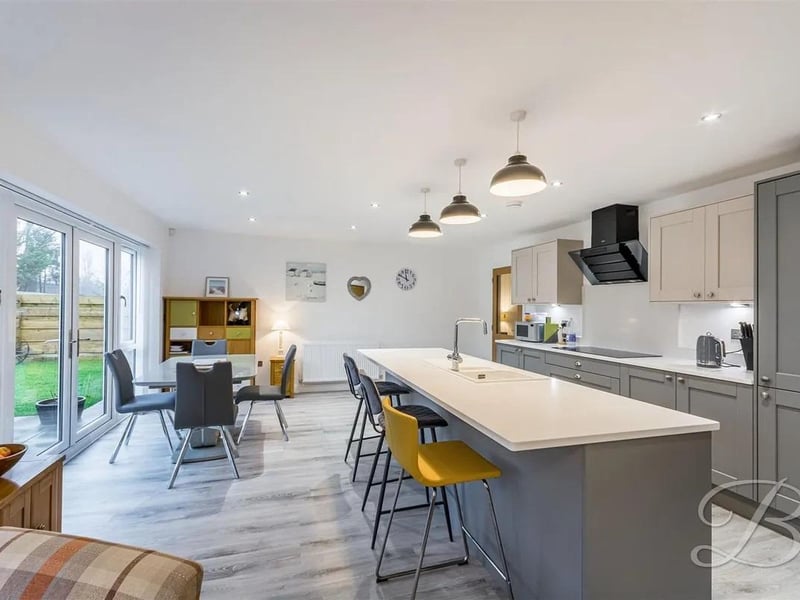 Welcome to this four-bedroom detached bungalow in Mansfield, offering exceptional living space and spectacular architect-designed features. Situated on a highly exclusive development, this home enjoys a peaceful and friendly setting with strong community involvement. Contact Buckley Brown on 01623 355447.