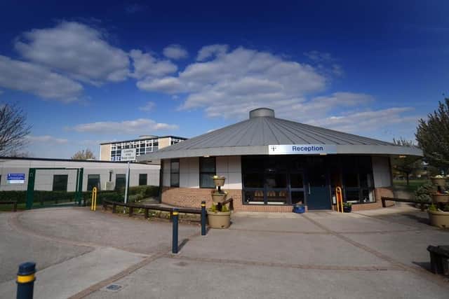 Manor Academy in Mansfield Woodhouse, where a new modular classroom block is proposed.