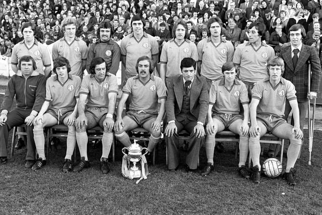 Good times arrived for Stags in the 1976/77 season when they were crowned Division Three champions under the management of Peter Morris. Mansfield made it even sweeter by doing the double over Chesterfield that year.