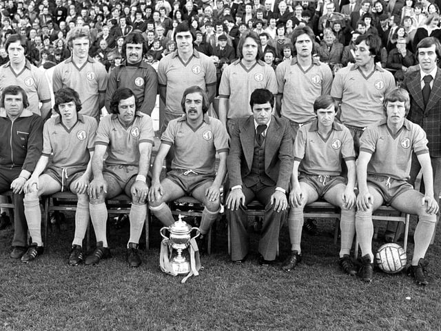 Good times arrived for Stags in the 1976/77 season when they were crowned Division Three champions under the management of Peter Morris. Mansfield made it even sweeter by doing the double over Chesterfield that year.