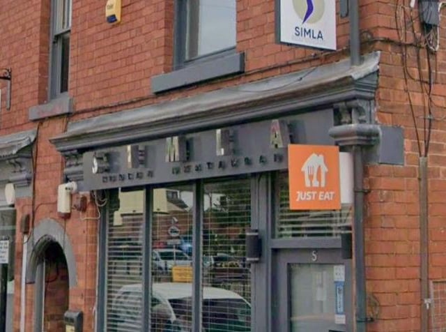 Simla, on James Street, Kimberley, has a Google Reviews rating of 4.0