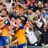 Noise from the Stags fans can be the key to success in the play-offs this week says manager. Photo by Chris Holloway / The Bigger Picture.media