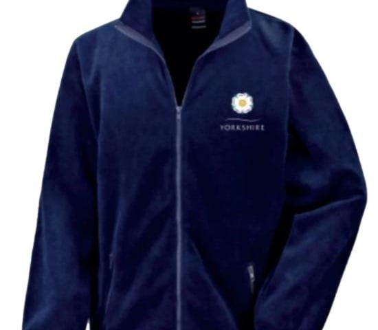 Keep your loved ones warm with a comfy and super soft fleece jacket also featuring an embroidered white rose.