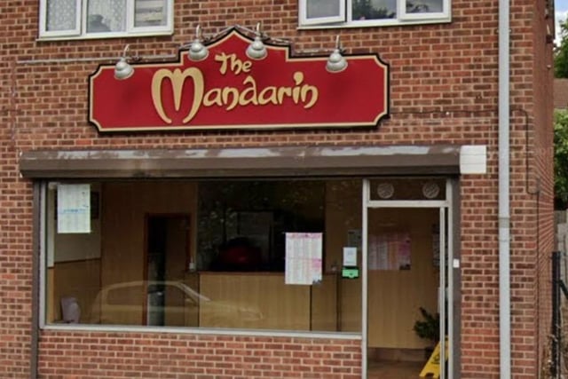The Mandarin Cantonese Takeaway, on Barringer Road, Mansfield, was rated two out of five on February 20